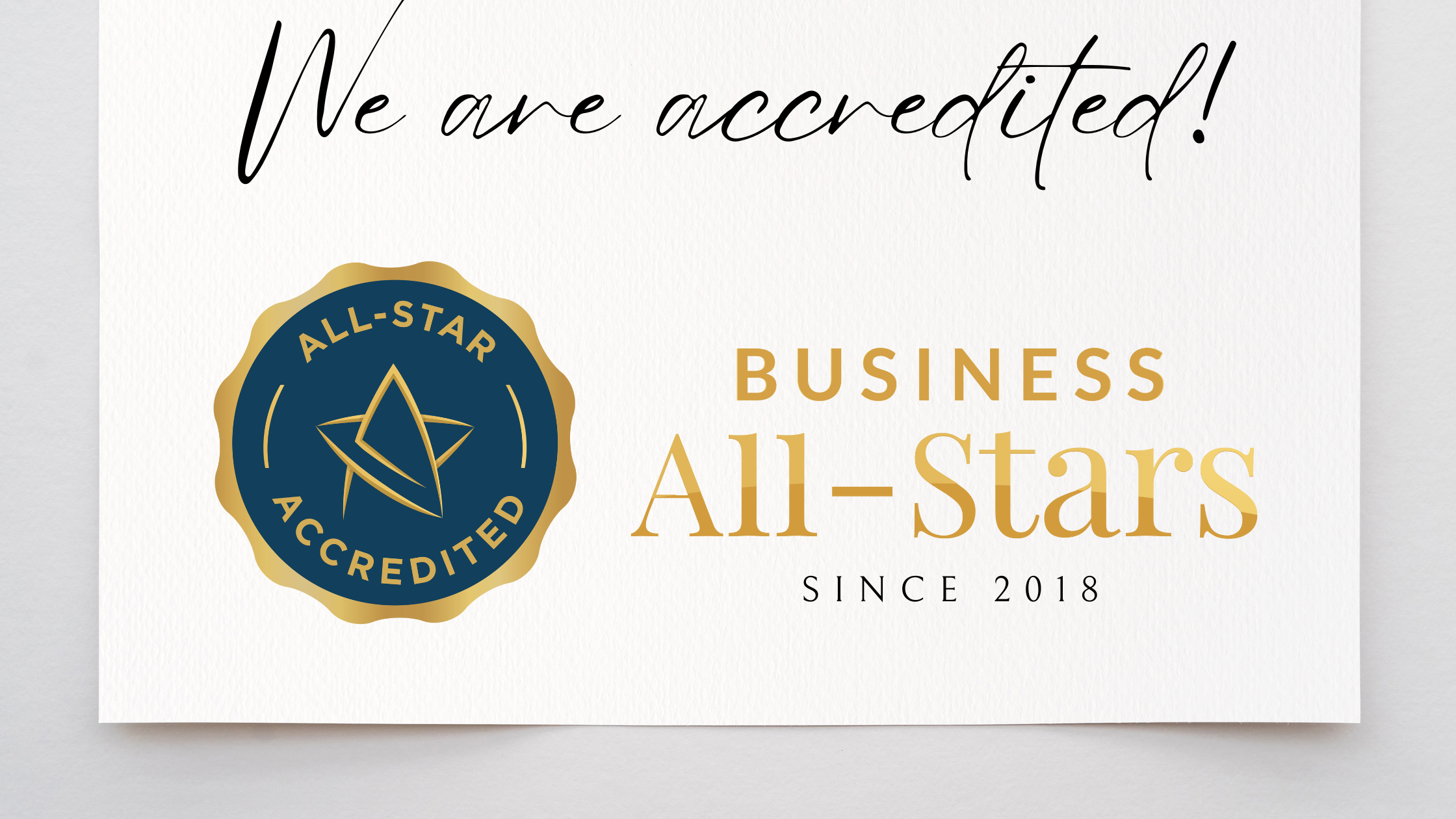 The Buff Day Spa - Business All-Star Accreditation