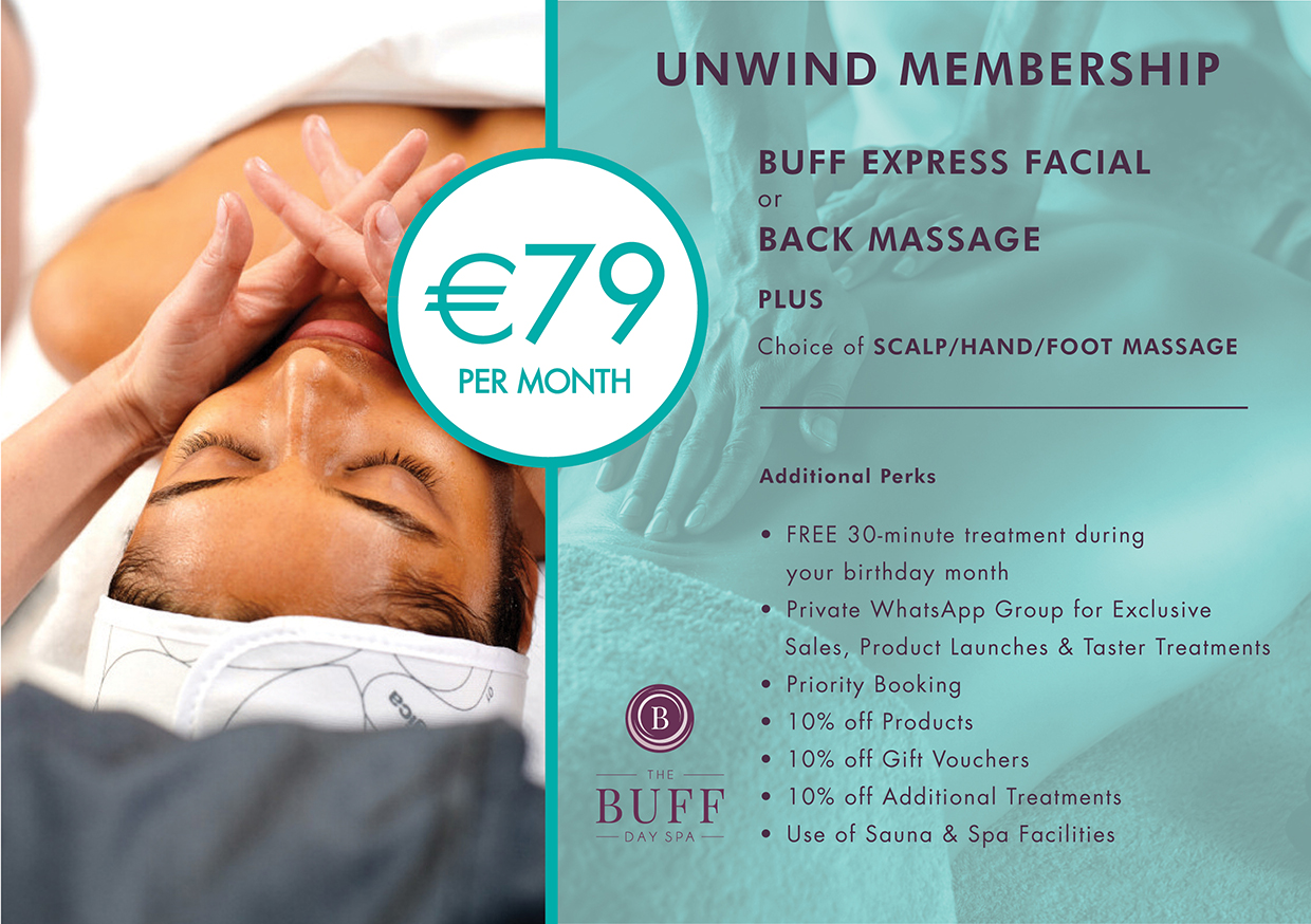 "Unwind" Membership Package at the Buff Day Spa